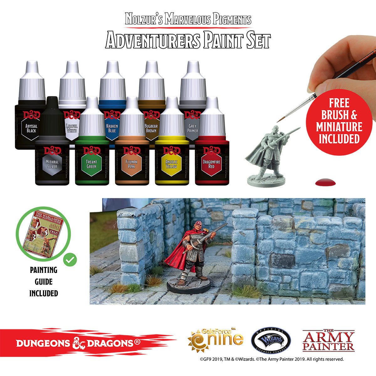 D&D Nolzur's Marvellous Pigments : D&D Advertures Paint Set