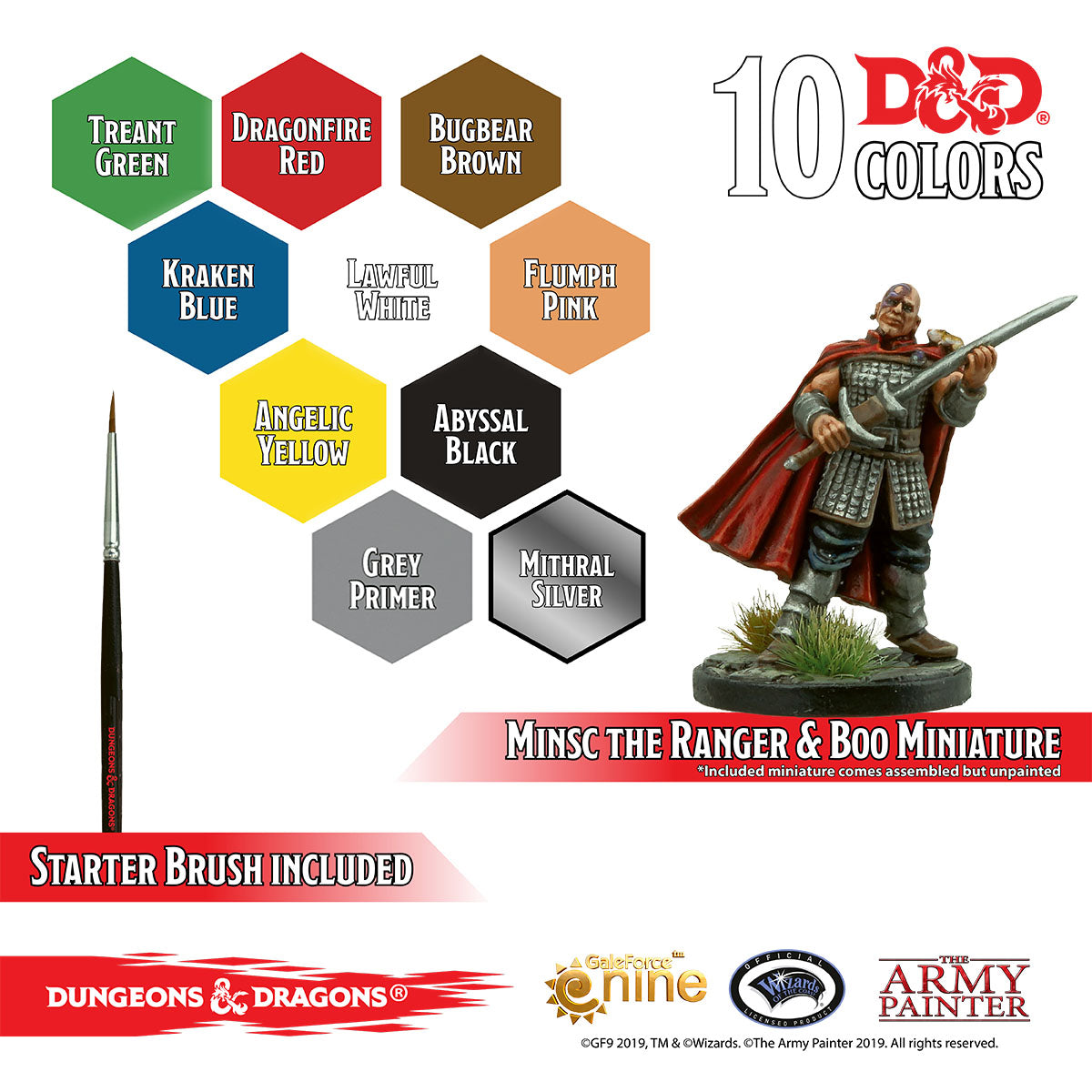D&D Nolzur's Marvellous Pigments : D&D Advertures Paint Set