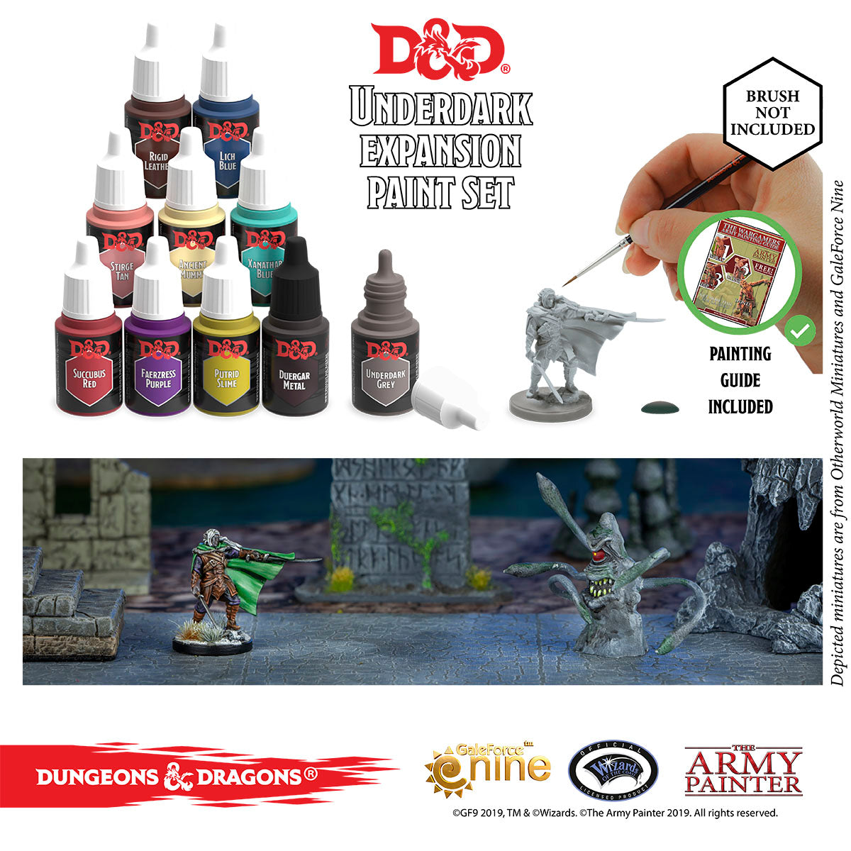 D&D Nolzur's Marvellous Pigments : Underdark D&D Paint Set
