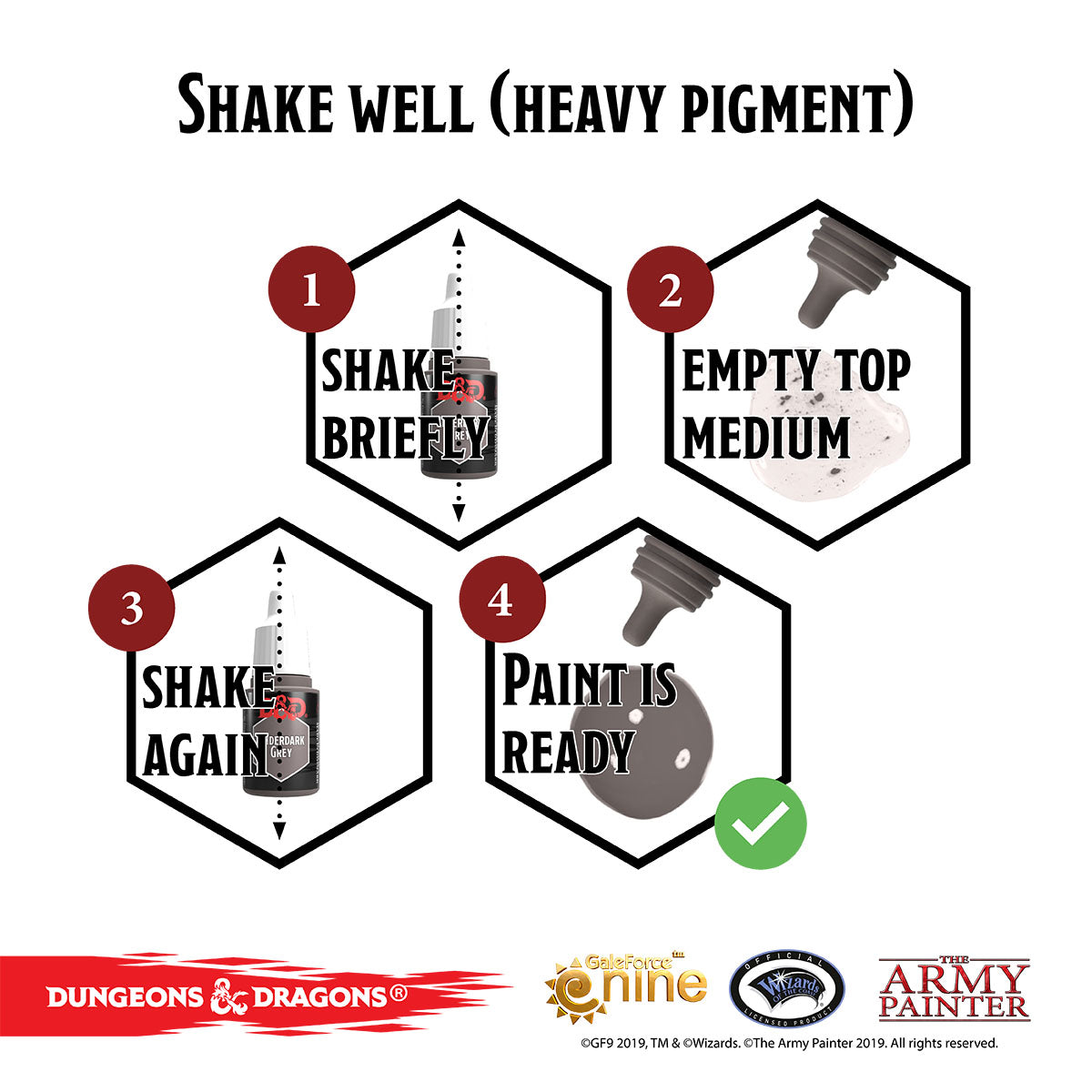 D&D Nolzur's Marvellous Pigments : Underdark D&D Paint Set