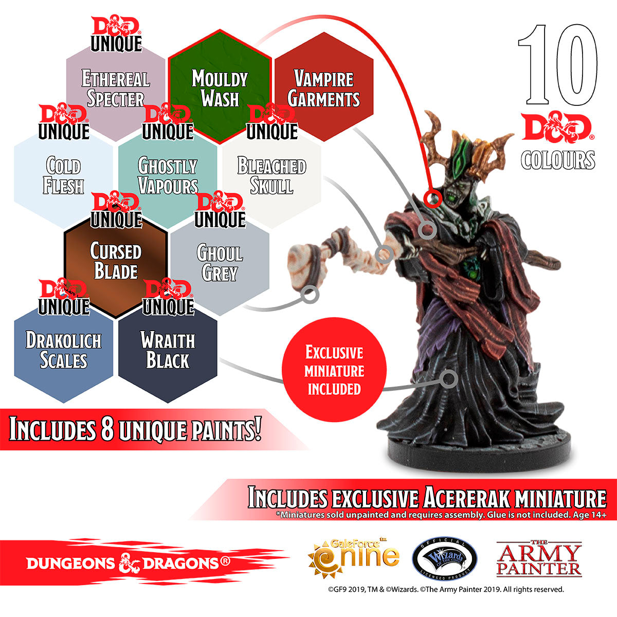 D&D Nolzur's Marvellous Pigments : Undead Paint Set