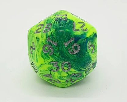 D30 Polyhedral Swirl Dice