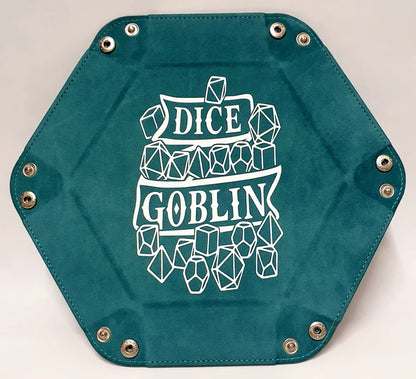 'Dice Goblin' teal dice tray